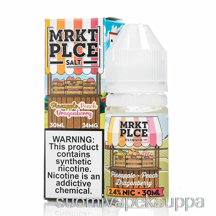 Vape Kauppa Ananas Persikka Lohikäärme - Mrkt Suolat - 30ml 24mg